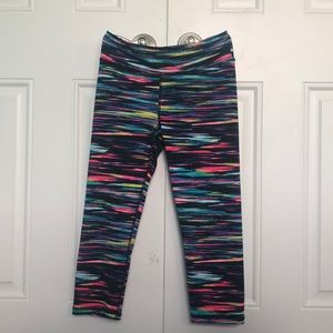 rainbow capri leggings